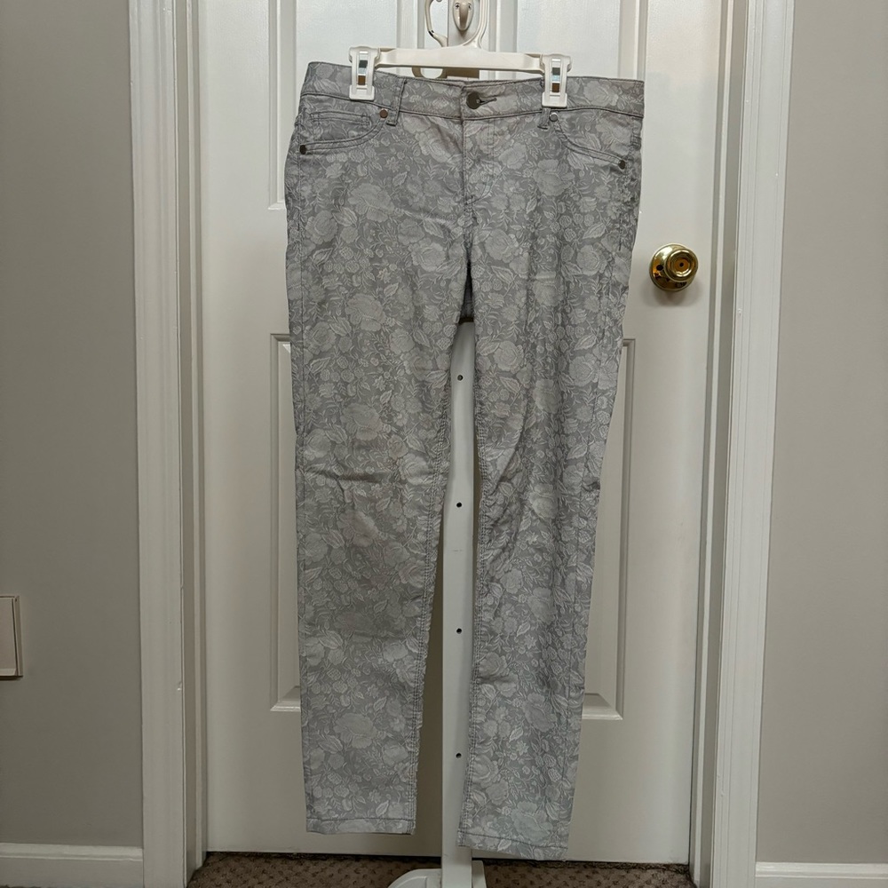 NY&C Size 2 Grey Patterned Pants